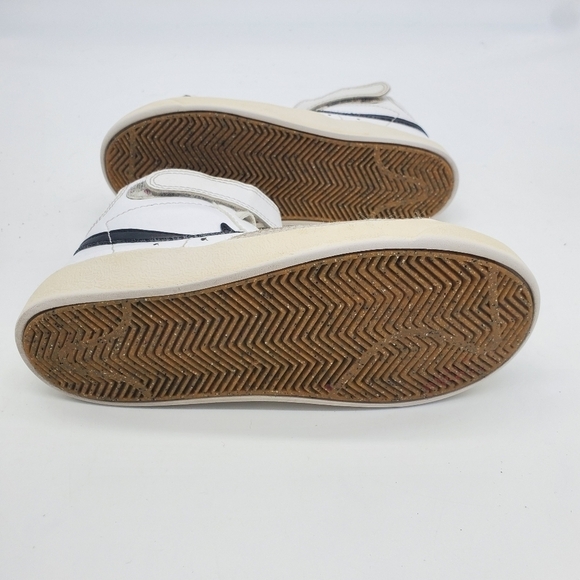 Nike BLAZER MID' 77 Sneakers Youth Kid's Sz 13.5C White Black Shoes DA4086-102 - Picture 9 of 11